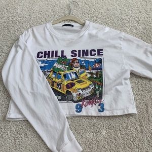 Brandy Melville “Chill Since 1993” Long Sleeve Top